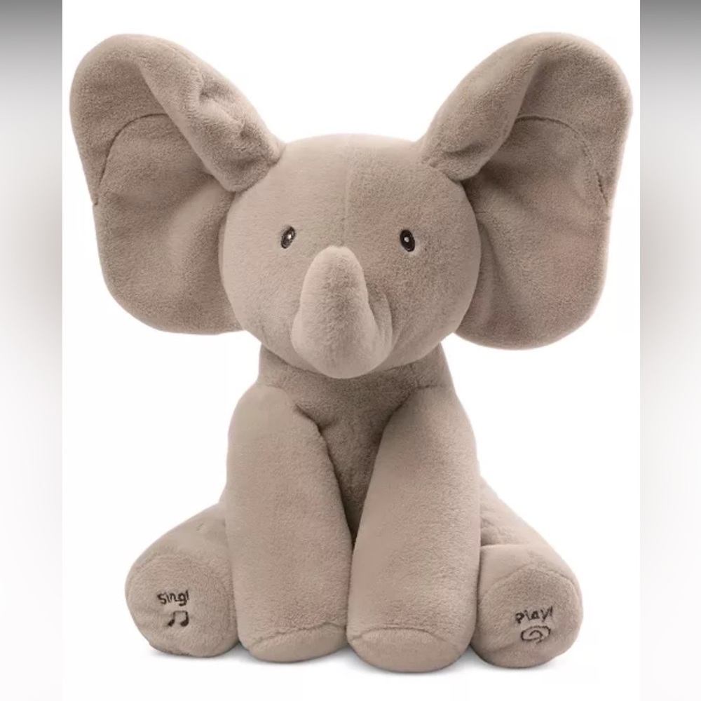 GUND Flappy the elephant musical stuffed plush toy